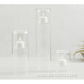 Transparent Votive Pillar Floating Glass Candle holders